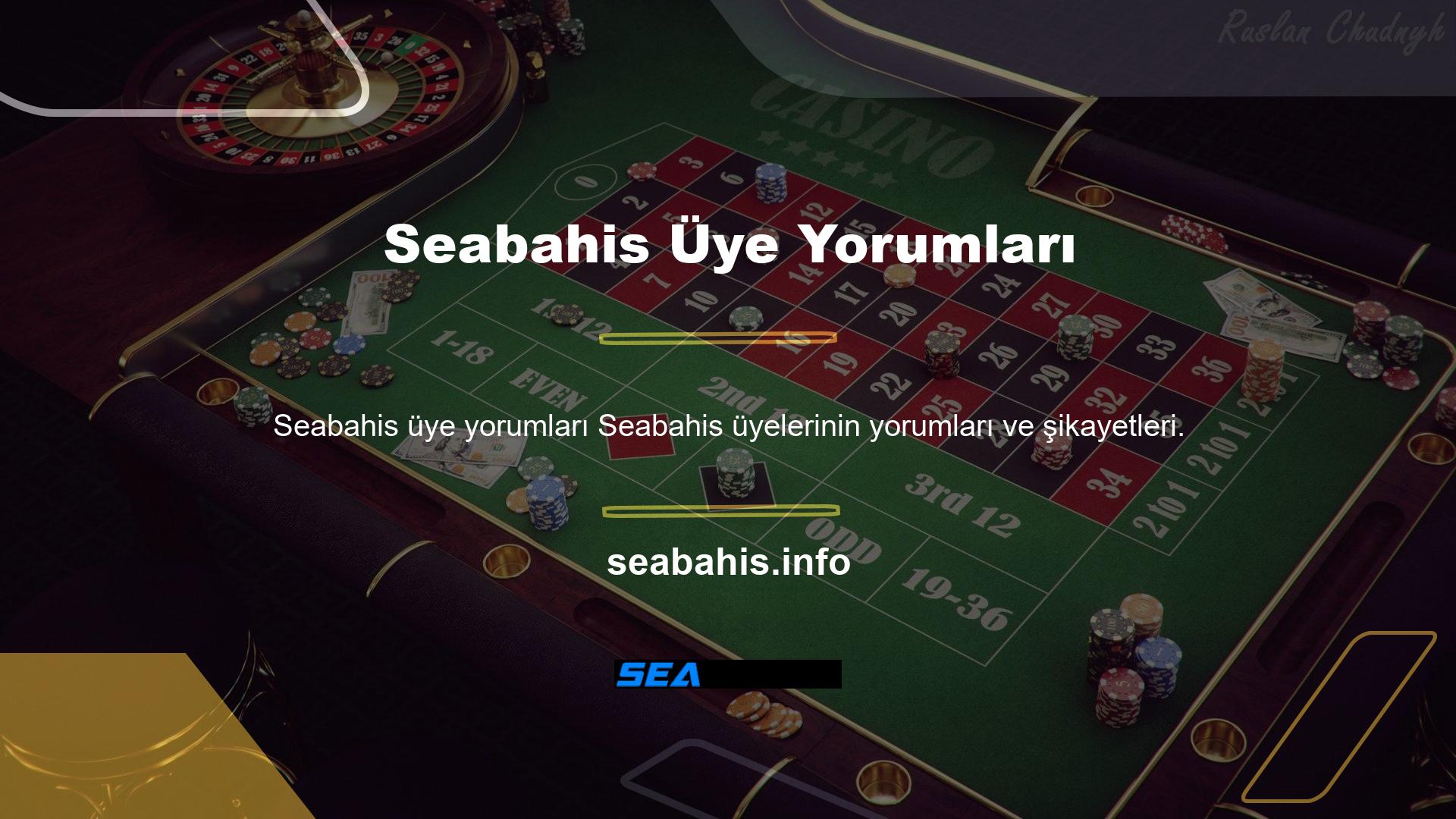 Herhangi bir çevrimiçi bahis veya casino sitesine üye olmadan önce sitenin üye incelemelerine hızlı bir şekilde göz atmanızı öneririz